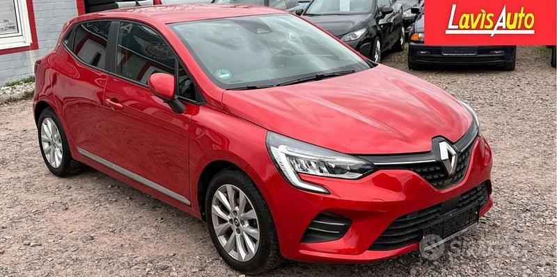 Usata Renault Clio V SE 75 CV (55 kW) 2020 Rosso Berlina
