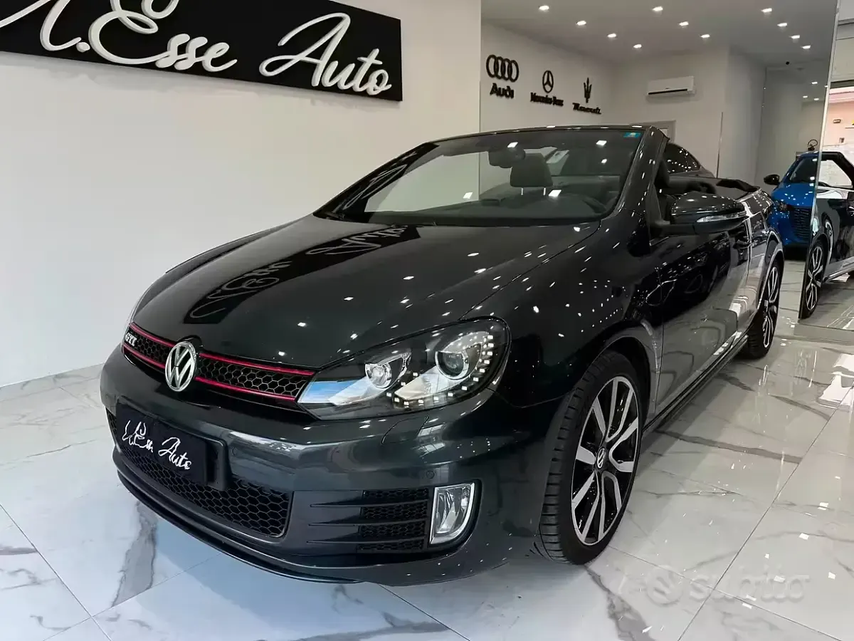 Usata VW Golf Cabriolet GTI 211 CV (155 kW) 2015 Grigio Cabrio