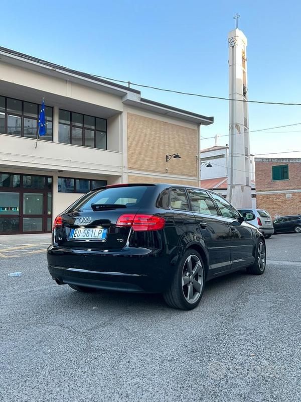 Usata Audi A3 S-Line 140 CV (102 kW) 2010 Nero Utilitaria