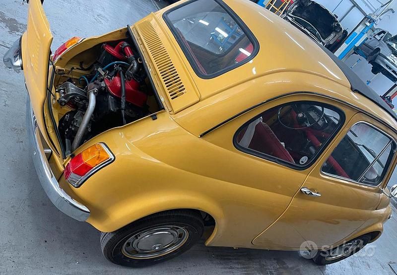 Usata Fiat 500 1960 Giallo Utilitaria