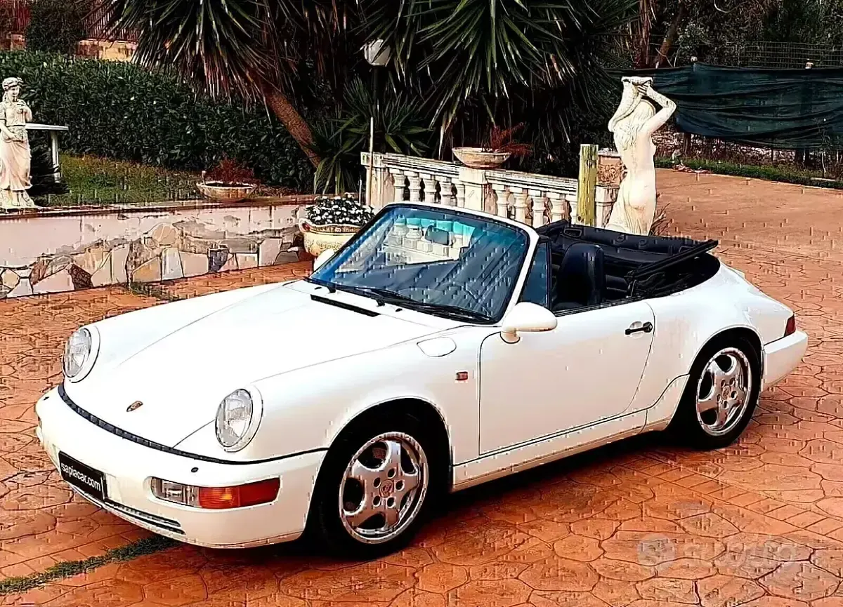 Usata Porsche 911 Carrera Cabriolet 250 CV (183 kW) 1991 Bianco Cabrio