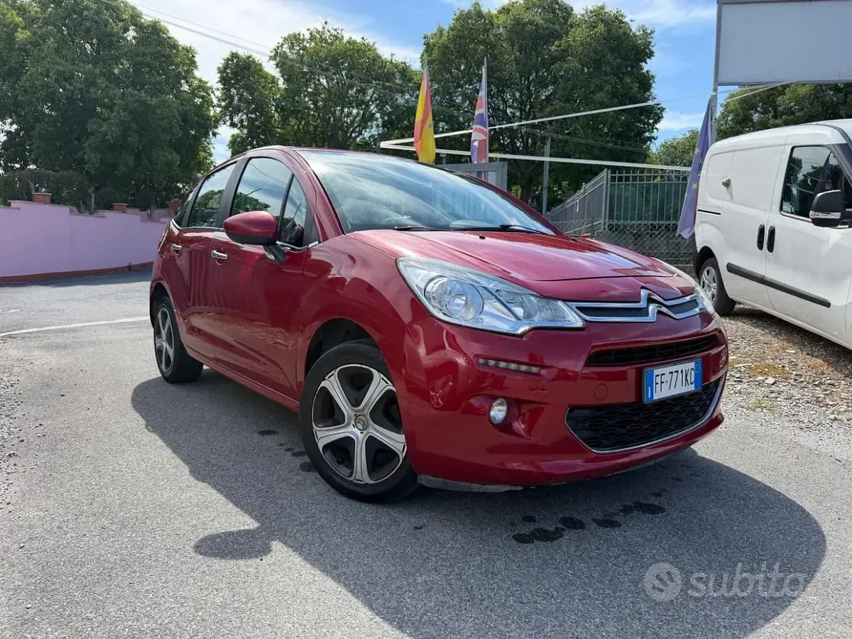 Usata Citroën C3 PureTech 82 CV (60 kW) 2016 Rosso Berlina