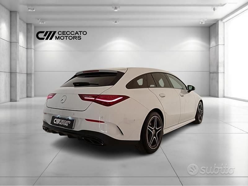 Usata Mercedes CLA200 Shooting Brake AMG Line Premium 150 CV (110 kW) 2023 Bianco Station wagon