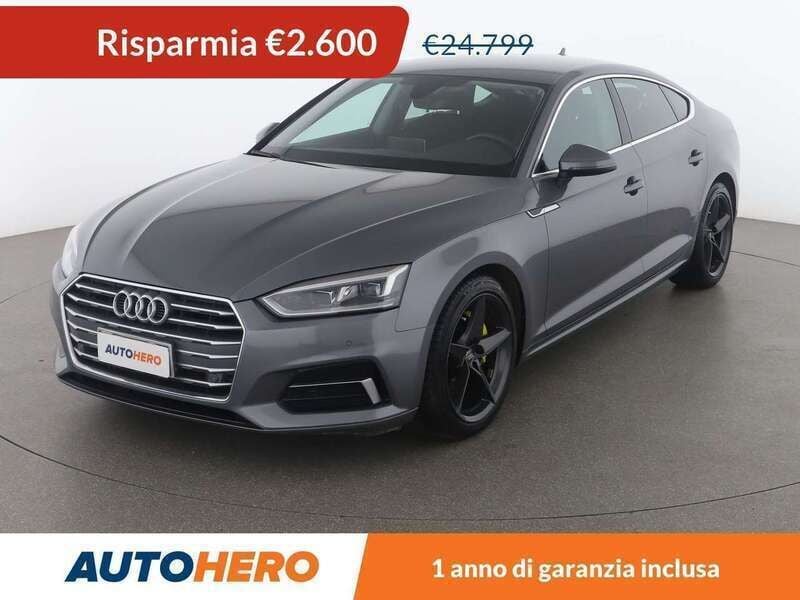 Usata Audi A5 Sport 190 CV (139 kW) 2017 Grigio metallizzato Coupé