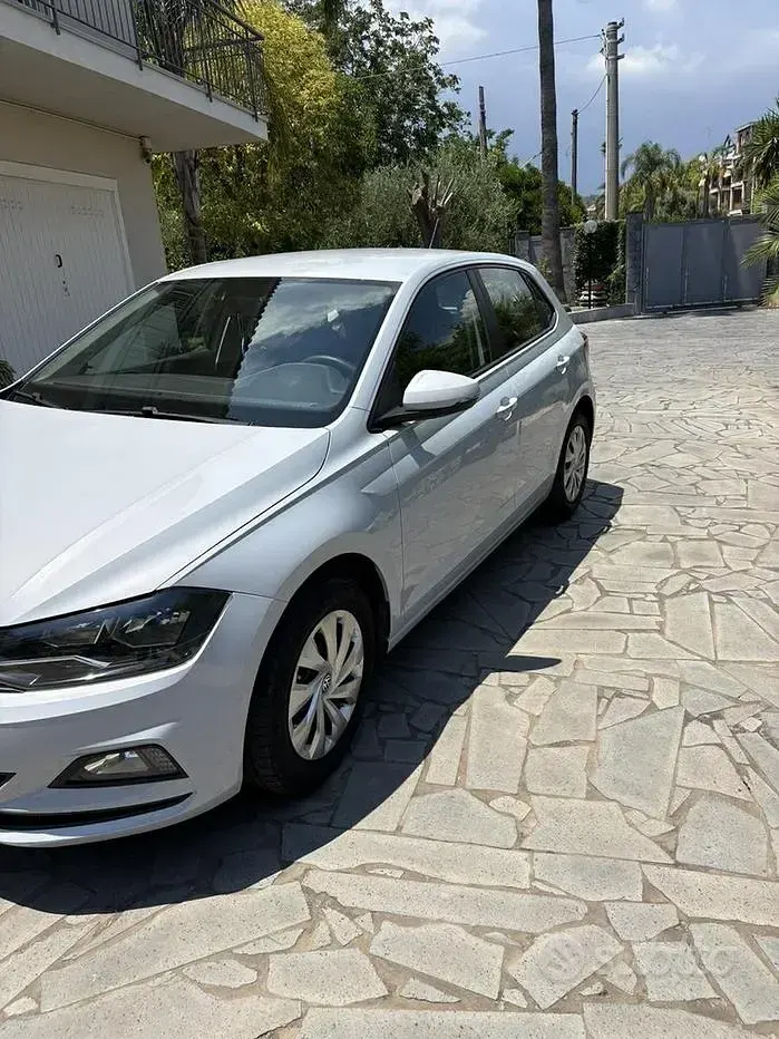 Usata VW Polo 65 CV (47 kW) 2019 Bianco Utilitaria