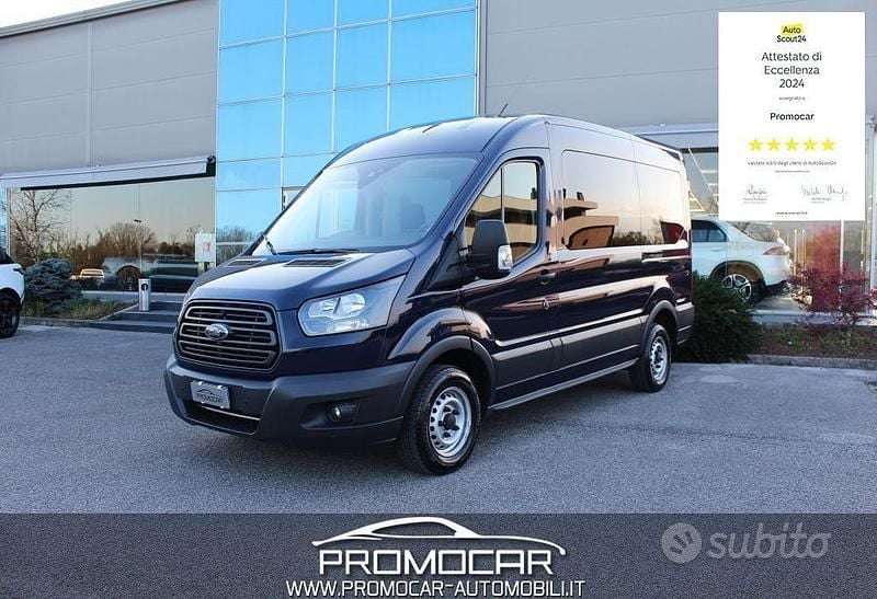 Usata Ford Transit 131 CV (96 kW) 2019 Blu Monovolume