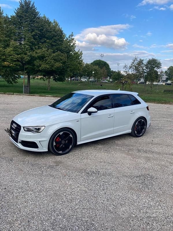 Usata Audi A3 S-Line 150 CV (110 kW) 2015 Bianco Utilitaria