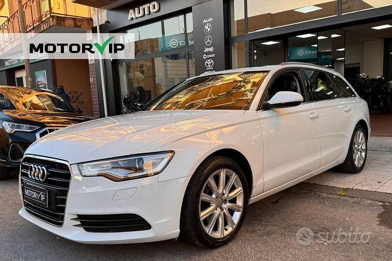 Usata Audi A6 Comfort 190 CV (139 kW) 2014 Bianco Station wagon