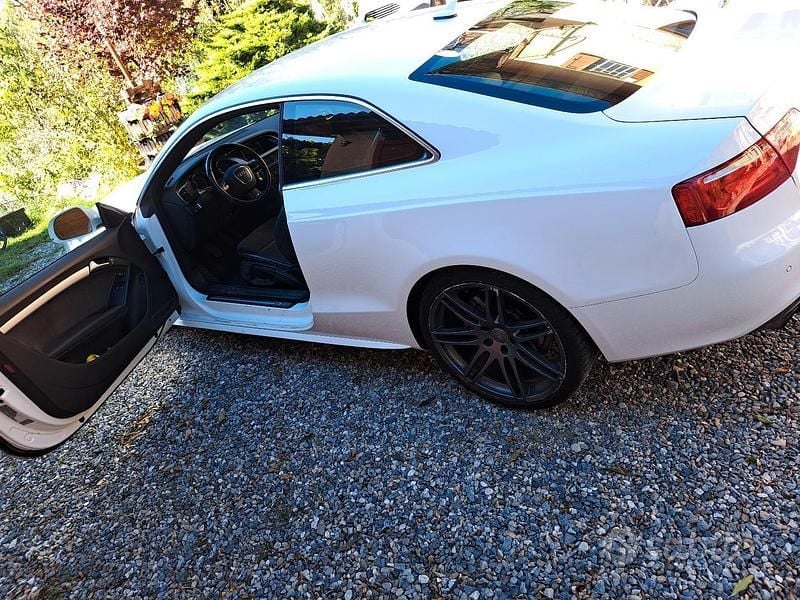 Usata Audi A5 S-Line 170 CV (125 kW) 2009 Bianco Coupé
