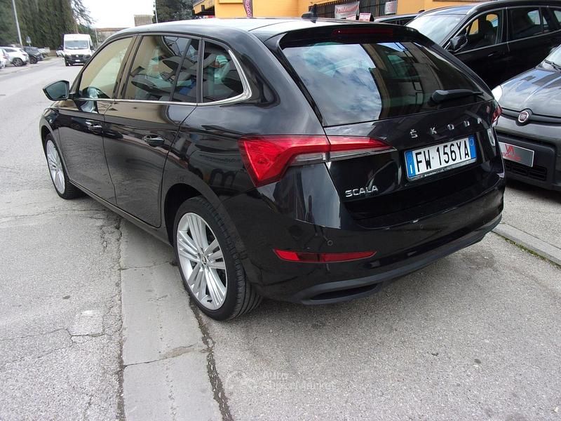 Usata Skoda Scala 116 CV (85 kW) 2019 Nero Utilitaria