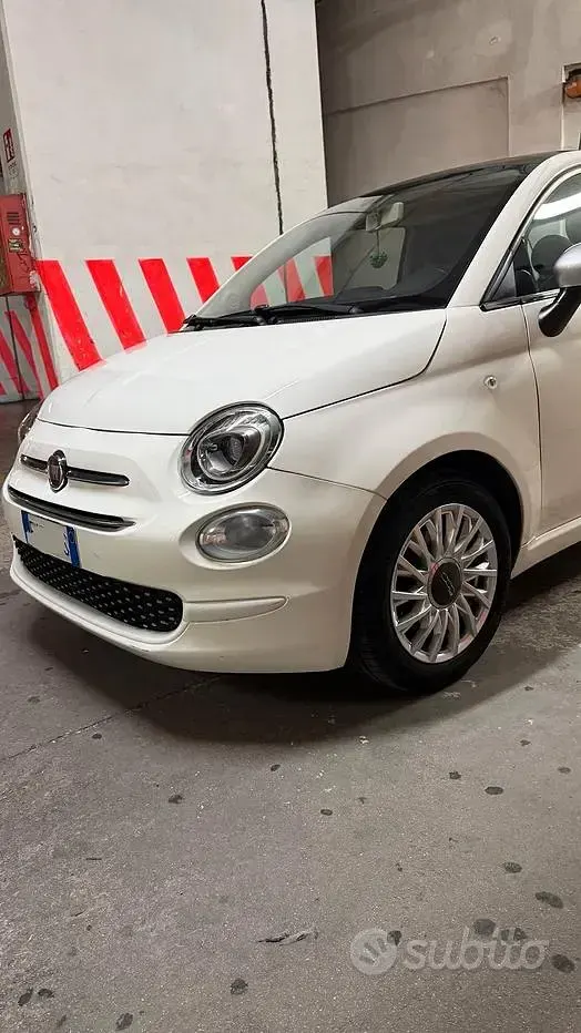 Usata Fiat 500 69 CV (50 kW) 2019 Bianco Berlina