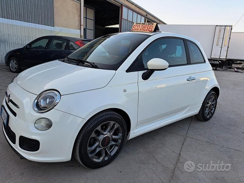 Usata Fiat 500S 95 CV (69 kW) 2013 Bianco Berlina