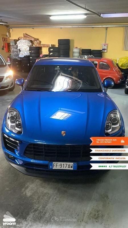 Usata Porsche Macan 252 CV (185 kW) 2016 Blu SUV