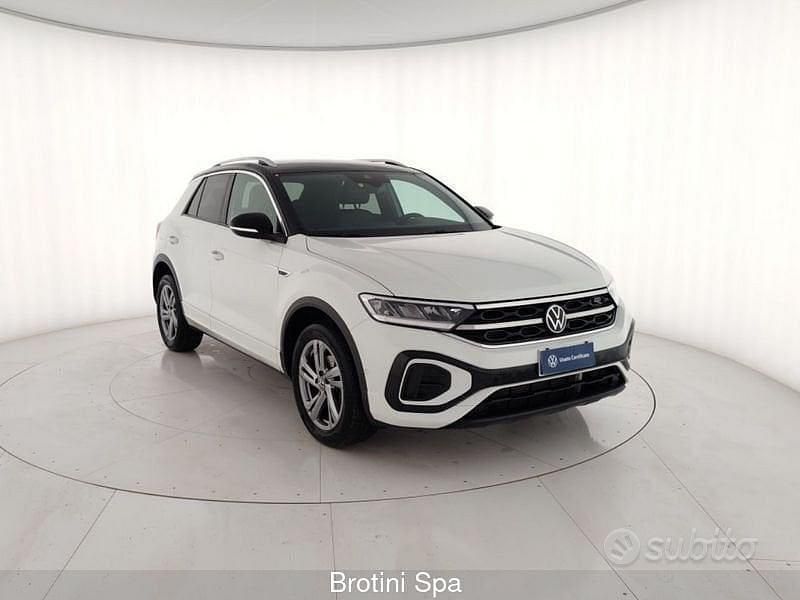 Usata VW T-Roc R-line 110 CV (80 kW) 2023 Bianco SUV