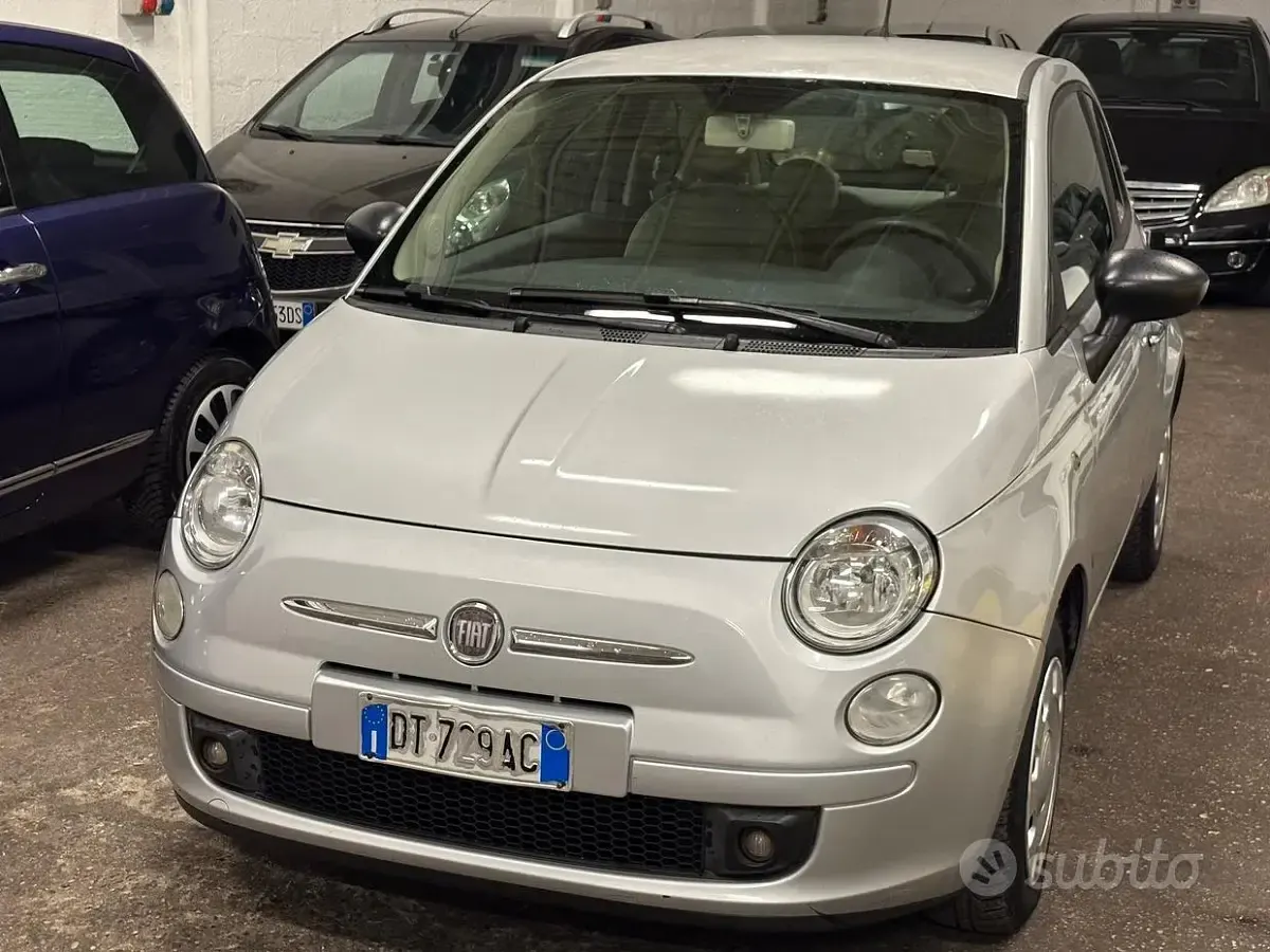 Usata Fiat 500 Pop 69 CV (50 kW) 2009 Grigio Cabrio