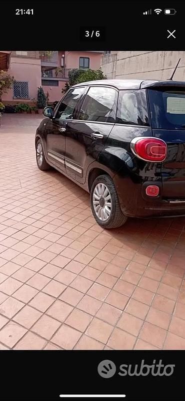 Usata Fiat 500L 85 CV (62 kW) 2015 Nero Monovolume