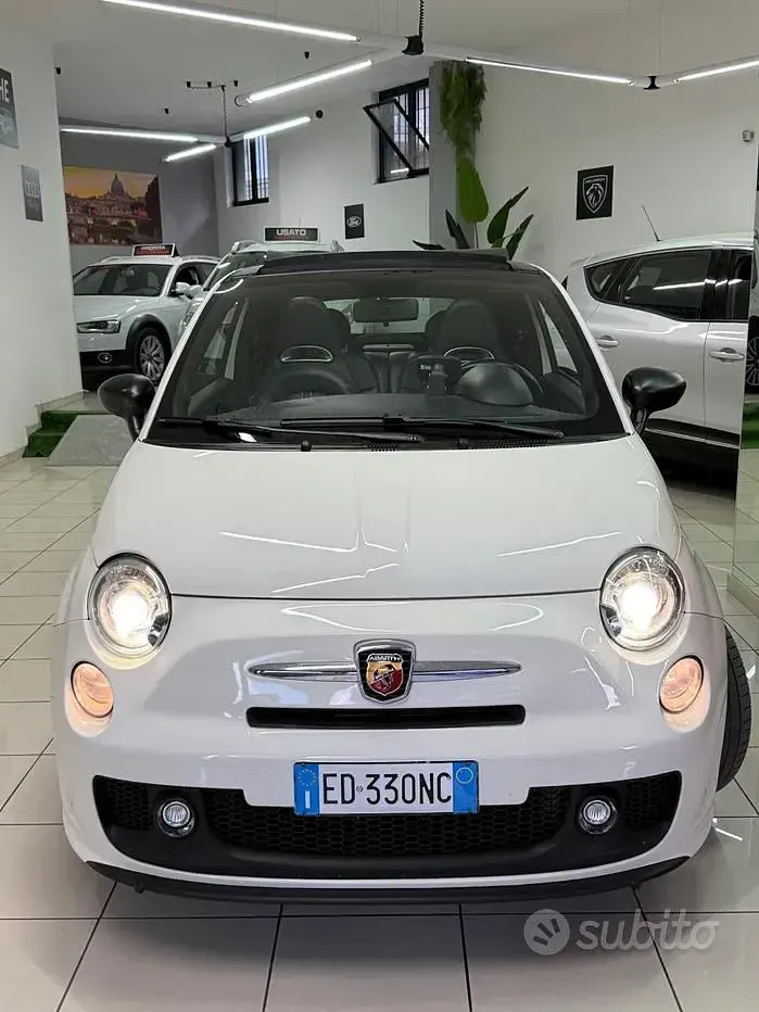 Usata Abarth 500C 140 CV (102 kW) 2010 Bianco Cabrio