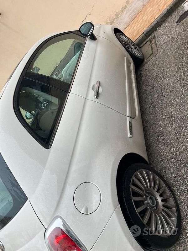 Usata Fiat 500 75 CV (55 kW) 2010 Bianco Berlina