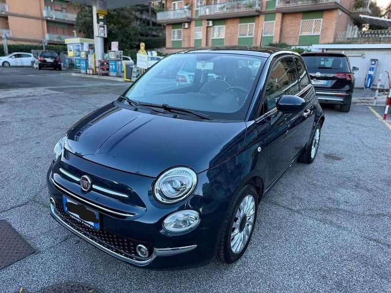 Usata Fiat 500 Lounge 95 CV (69 kW) 2017 Blu/azzurro Utilitaria