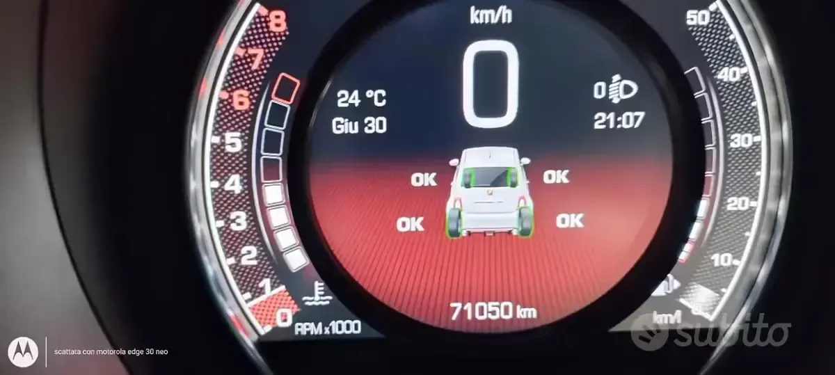 Usata Abarth 595 165 CV (121 kW) 2019 Bianco
