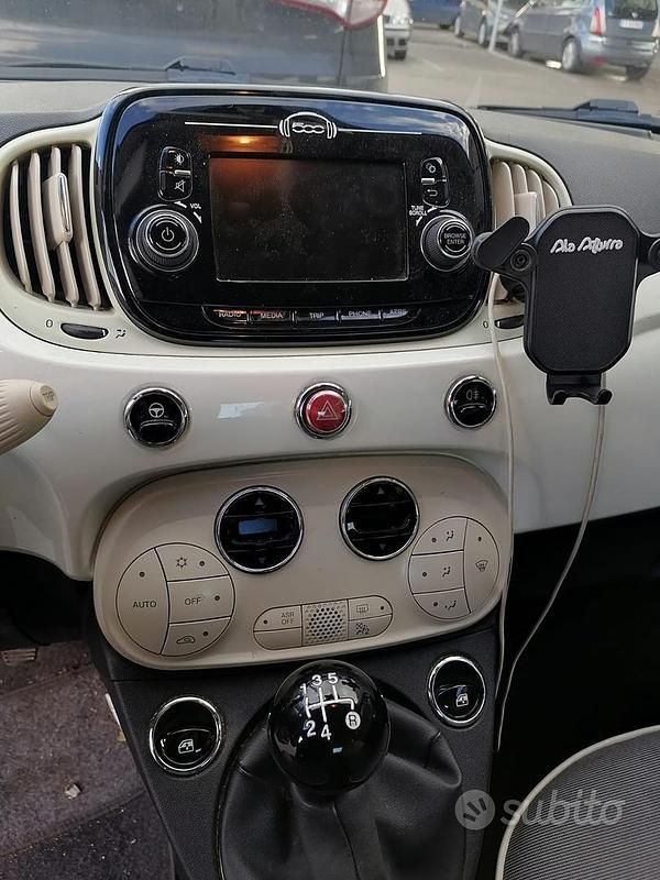 Usata Fiat 500 2018 Bianco Cabrio