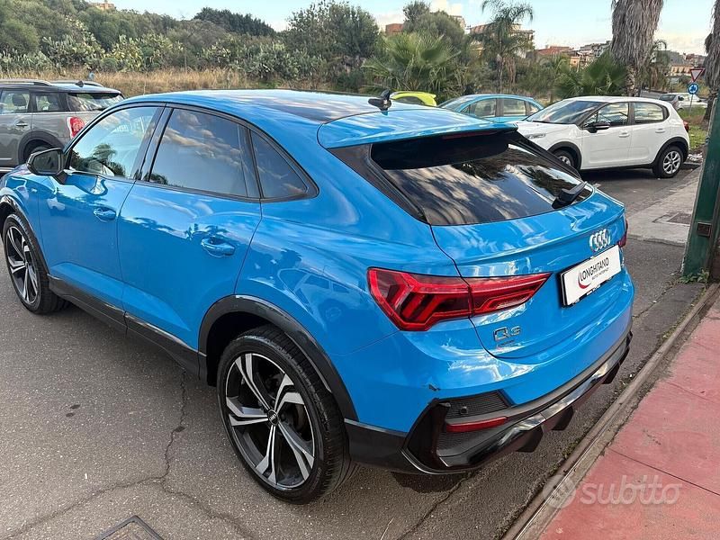 Usata Audi Q3 Sportback S-Line 150 CV (110 kW) 2021 Blu SUV
