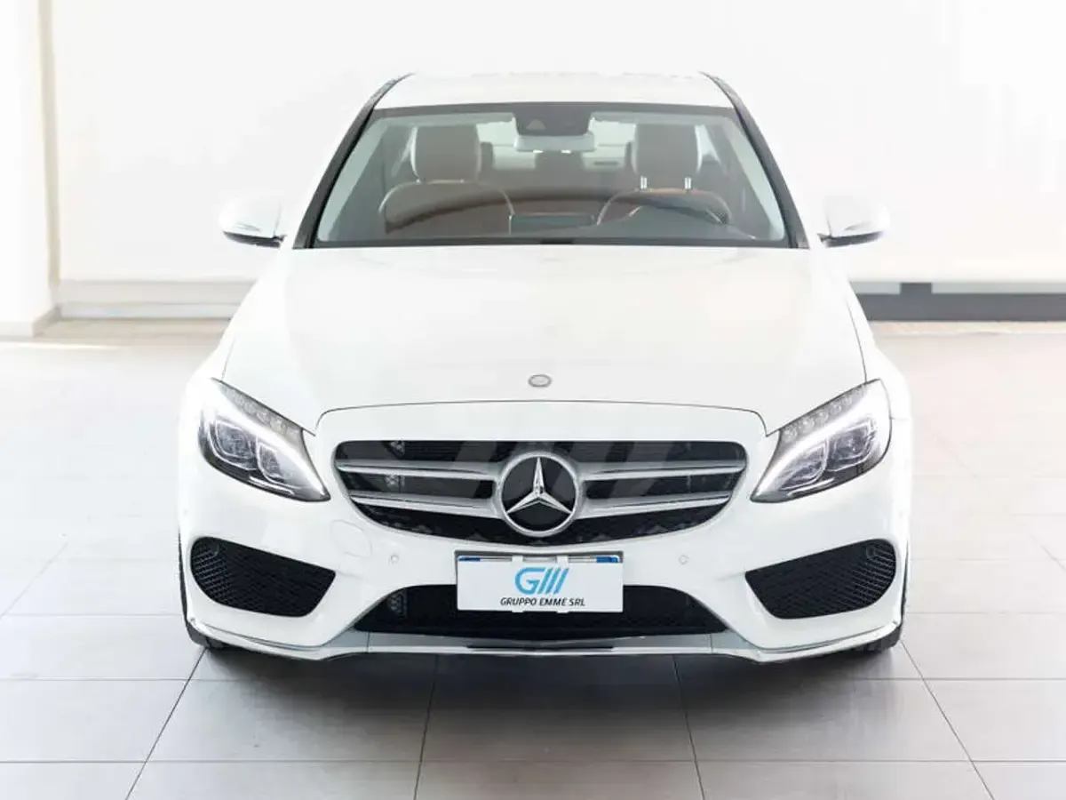 Usata Mercedes C300 Premium 204 CV (150 kW) 2016 Bianco Berlina
