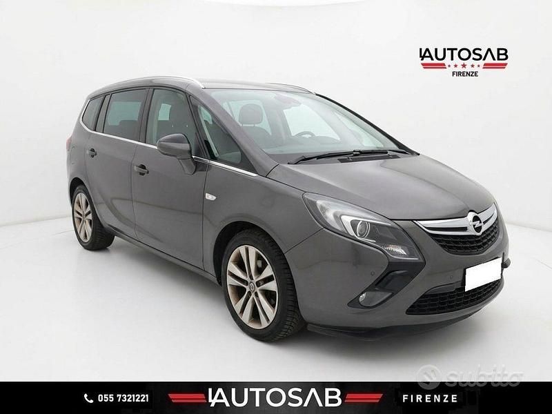 Usata Opel Zafira Tourer Cosmo 131 CV (96 kW) 2012 Nero Monovolume