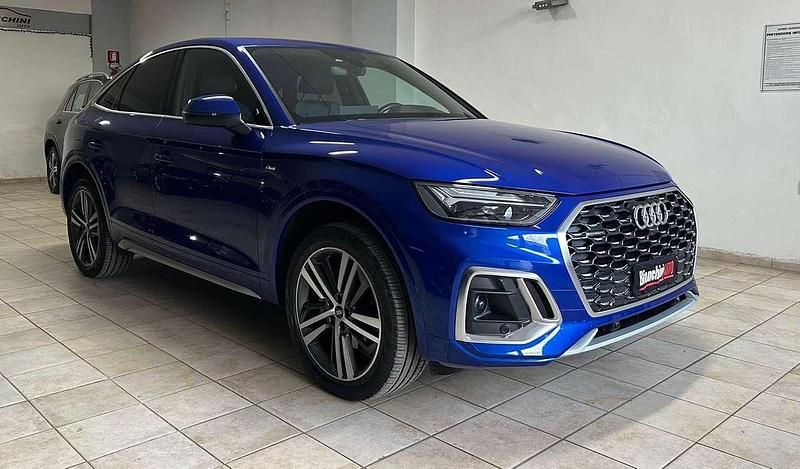 Usata Audi Q5 Sportback S-line plus 204 CV (150 kW) 2022 Blu/azzurro SUV