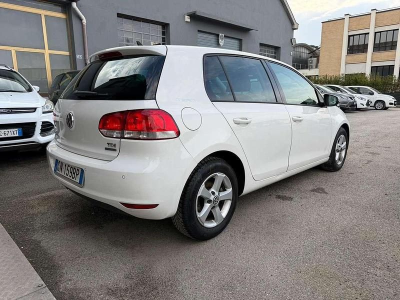 Usata VW Golf VI Highline 105 CV (77 kW) 2010 Bianco Utilitaria