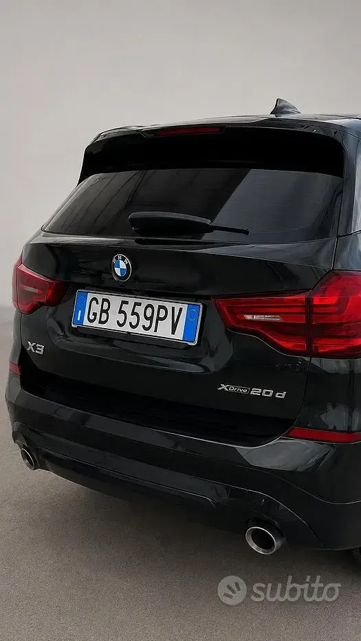 Usata BMW X3 Advantage 190 CV (139 kW) 2020 Grigio SUV