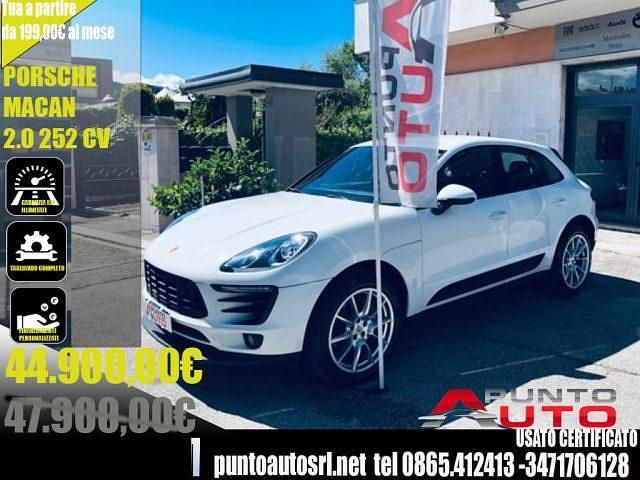 Usata Porsche Macan Turbo 252 CV (185 kW) 2018 Bianco SUV
