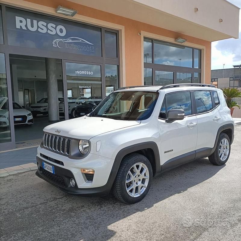 Bianco Usata 2020 Jeep Renegade Limited SUV | 18.500 € (Cara) - Immagine 1/4