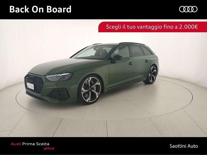 Verde sonoma metallizzato Usata 2020 Audi RS4 Comfort Station wagon | 59.900 € (Buon prezzo) - Immagine 1/4
