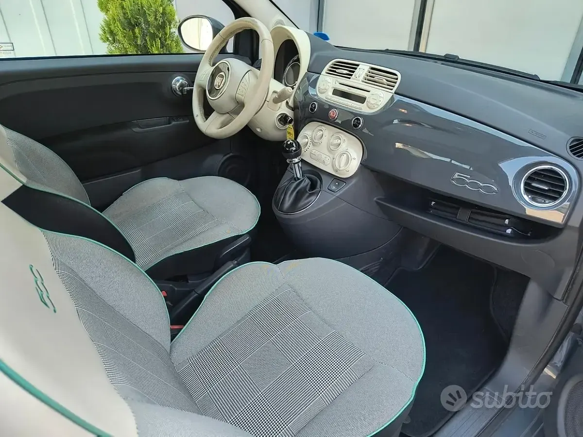 Usata Fiat 500 Lounge 69 CV (50 kW) 2014 Grigio Berlina