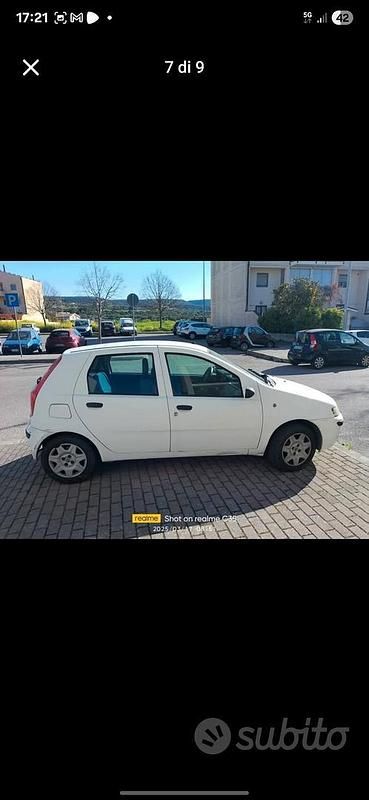 Usata Fiat Punto 60 CV (44 kW) 2001 Bianco Utilitaria