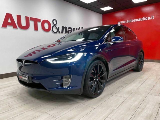 Usata Tesla Model X 169 kW (230 CV) 2017 Blu/azzurro SUV