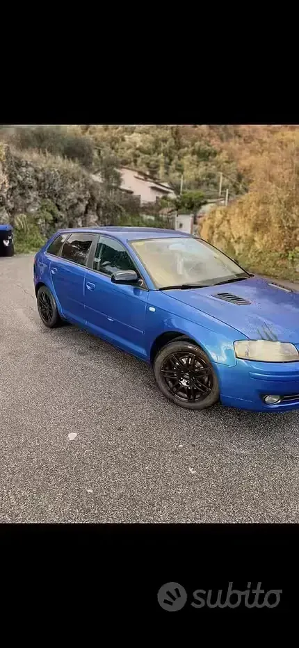 Usata Audi A3 105 CV (77 kW) 2008 Blu Utilitaria