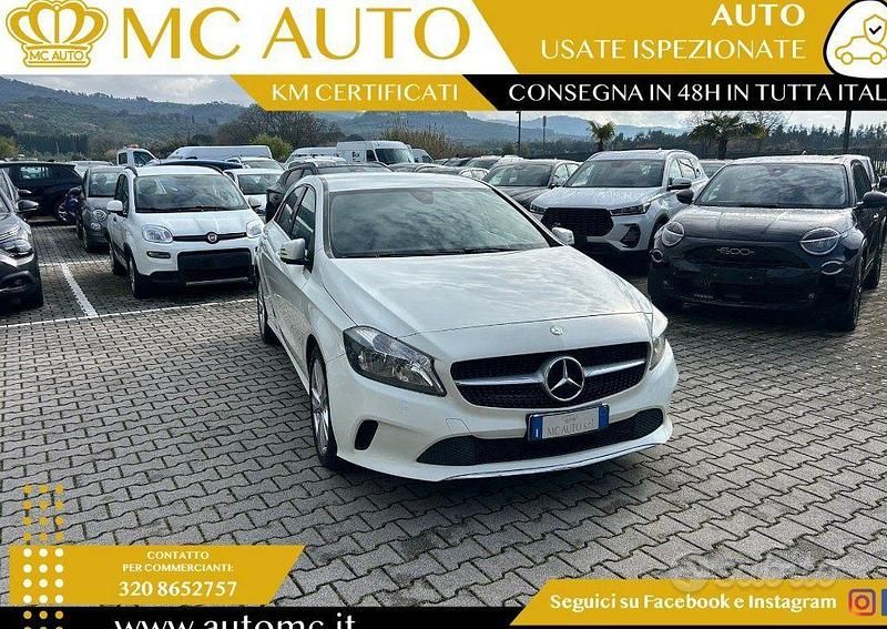Usata Mercedes A200 136 CV (100 kW) 2016 Bianco Berlina