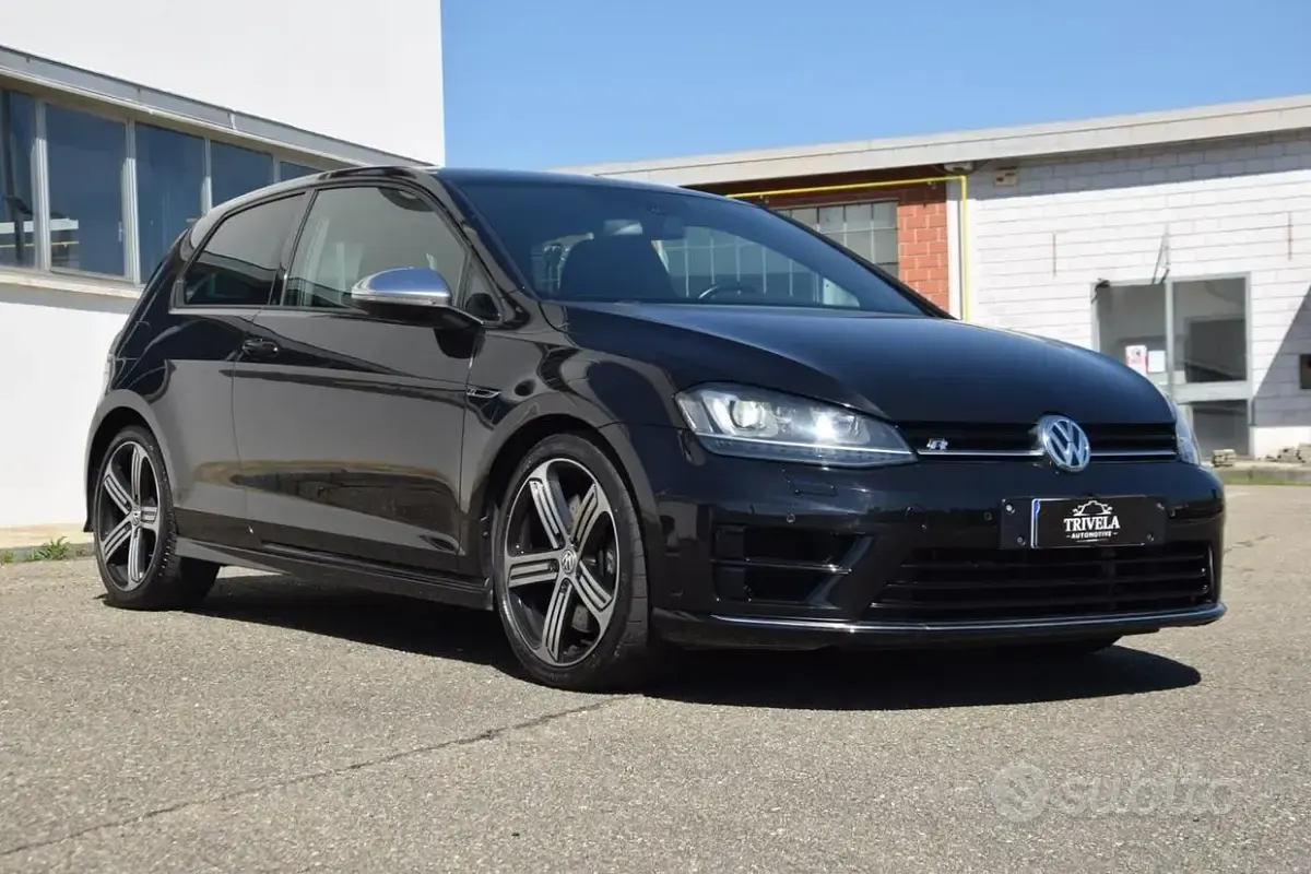 Usata VW Golf VII R 300 CV (220 kW) 2014 Nero Berlina