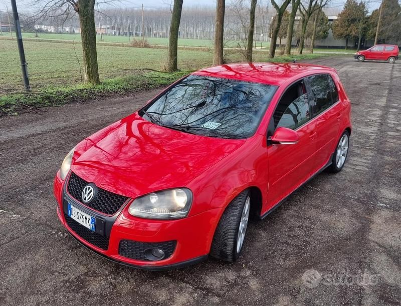Usata VW Golf GTI 200 CV (147 kW) 2009 Rosso Berlina