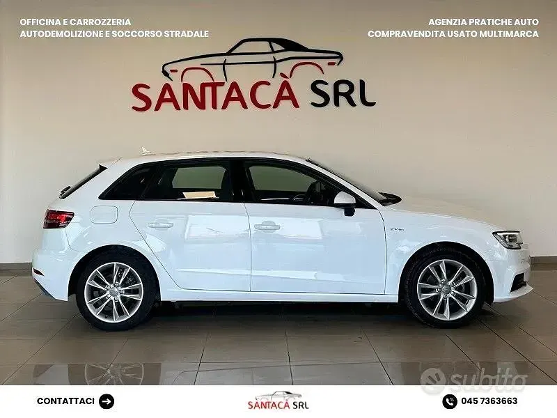 Usado Audi A3 Design 110 CV (80 kW) 2017 Blanco Berlina