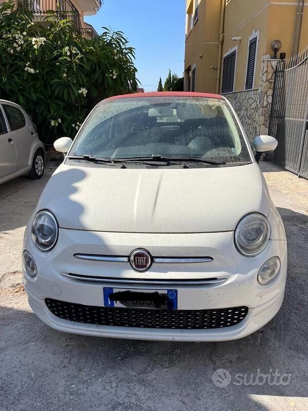 Usata Fiat 500 69 CV (50 kW) 2019 Bianco Cabrio