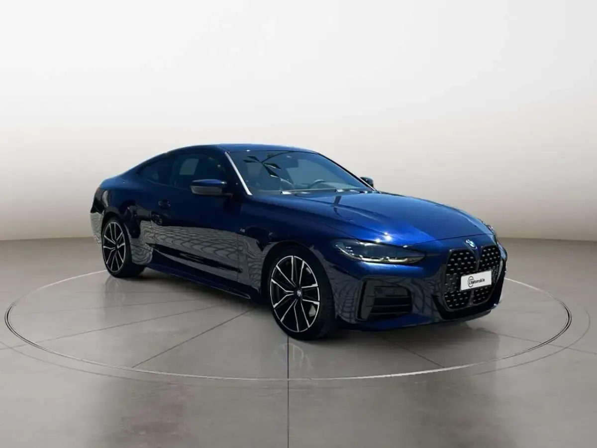 Usata BMW M440 M Sport 374 CV (275 kW) 2021 Blu Coupé