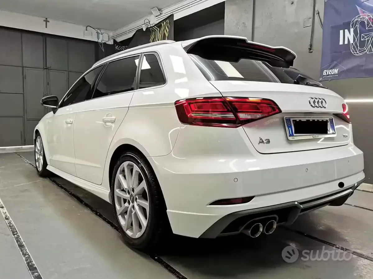 Usata Audi A3 116 CV (85 kW) 2018 Bianco Berlina