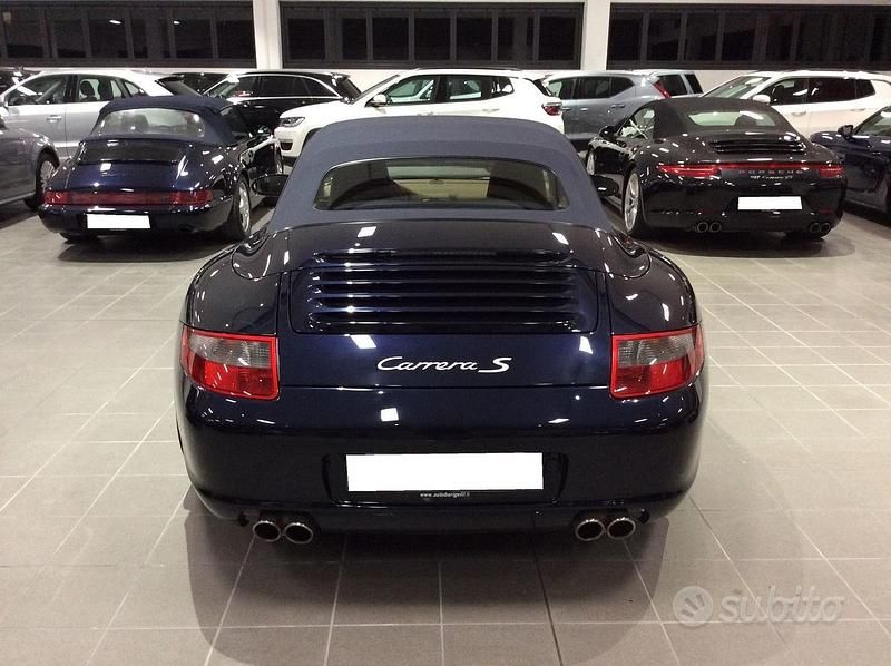 Usata Porsche 911 Carrera S Cabriolet 355 CV (261 kW) 2006 Blu/azzurro Cabrio