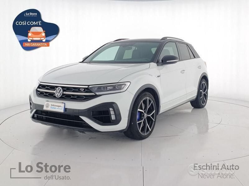 Pure white nero Usata 2023 VW T-Roc R SUV | 38.700 € (Molto cara) - Immagine 1/4