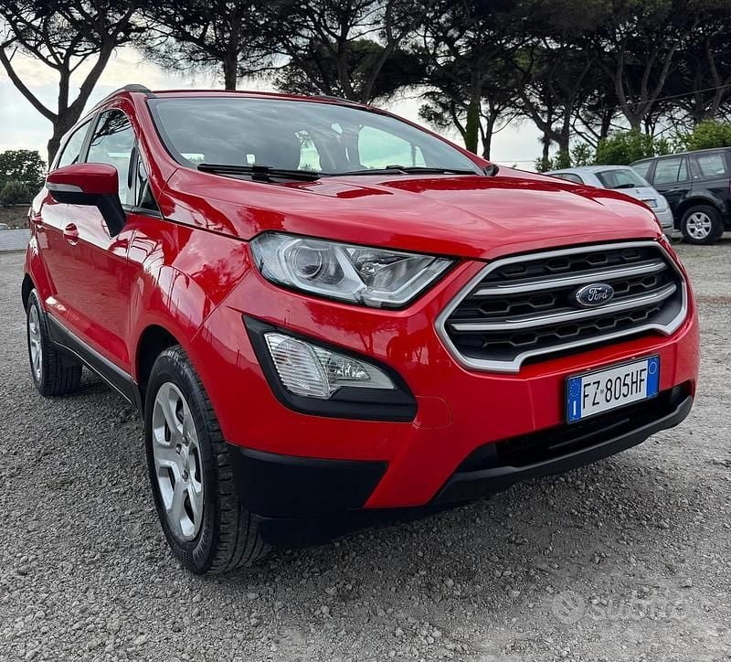 Usata Ford Ecosport 100 CV (73 kW) 2019 Rosso SUV