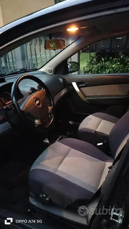 Usata Chevrolet Aveo 84 CV (61 kW) 2009 Nero Berlina