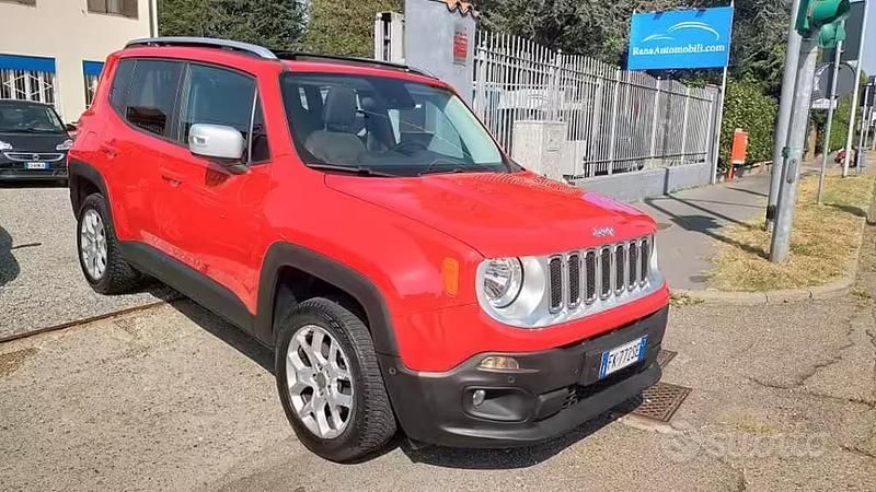 Usata Jeep Renegade Limited 140 CV (102 kW) 2017 Rosso pastello SUV